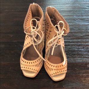 Size 6.5 Jeffrey Campbell lace up shoes